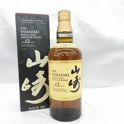 山崎 12年 シングルモルト 海外向けラベルの買取参考画像