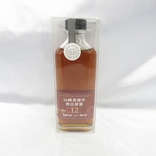 山崎蒸溜所 樽出原酒 12年 シェリー樽貯蔵 190mlの買取参考画像
