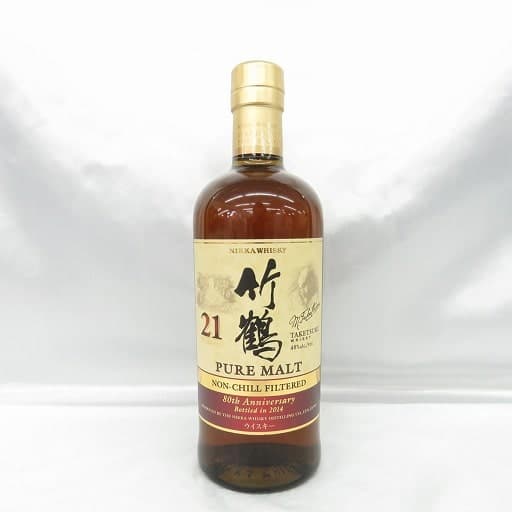 竹鶴 21年 ノンチルフィルタードの買取参考画像