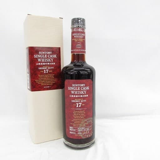 山崎蒸溜所 樽出原酒 17年 シェリーバット 1989-2006の買取参考画像