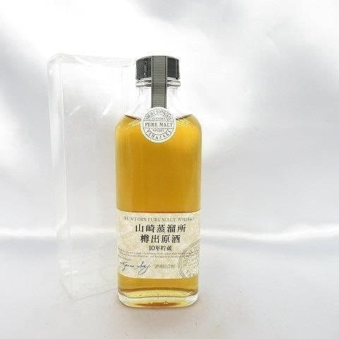 山崎蒸溜所 樽出原酒 10年貯蔵 190mlの買取参考画像