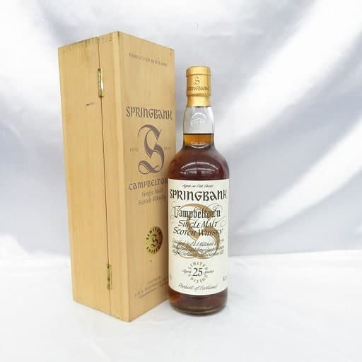 スプリングバンク 25年 リミテッドエディション 木箱の買取参考画像