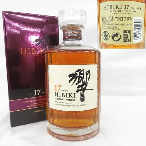 響 17年 海外向けラベルの買取参考画像