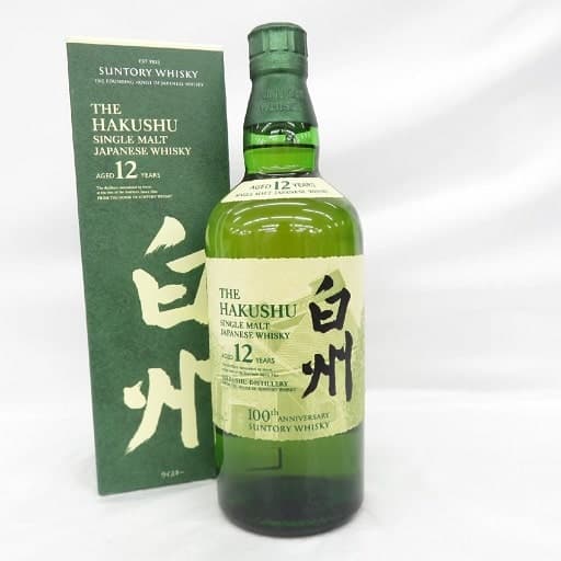 白州 12年 シングルモルト 100周年記念ラベルの買取参考画像