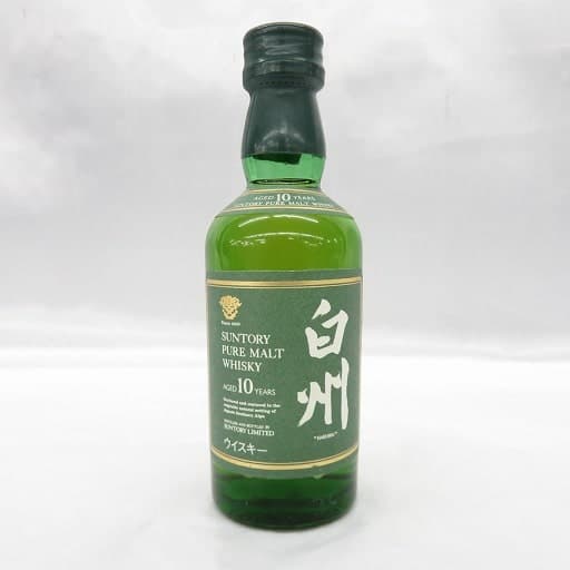 白州 10年 ピュアモルト 50m ミニボトルの買取参考画像