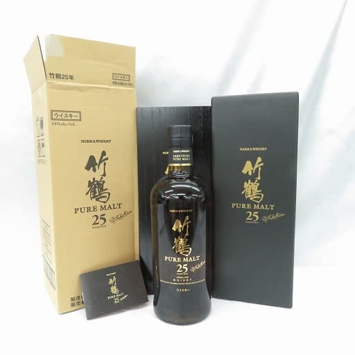 竹鶴 25年 ピュアモルト 完品の買取参考画像