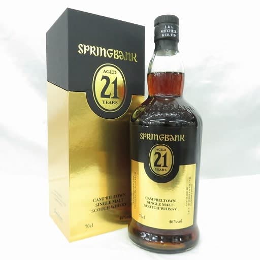 スプリングバンク 21年 リミテッドエディション 紙箱の買取参考画像