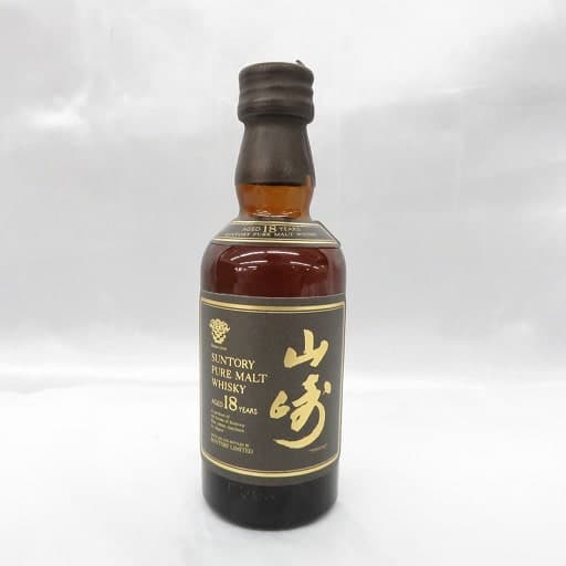 山崎 18年 ピュアモルト 50ml ミニボトルの買取参考画像