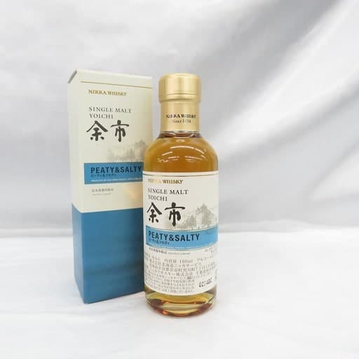 余市 蒸溜所限定 ピーティ＆ソルティ 180mlの買取参考画像