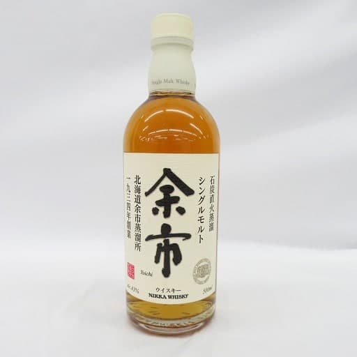北海道余市蒸溜所 余市 シングルモルト 石炭直火蒸溜 500mlの買取参考画像