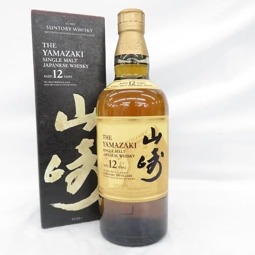 山崎 12年 シングルモルト 100周年記念ラベルの買取参考画像