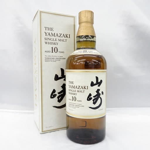 山崎 10年 ホワイトラベル シングルモルトの買取参考画像