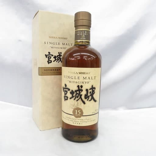 宮城峡 15年 シングルモルトの買取参考画像